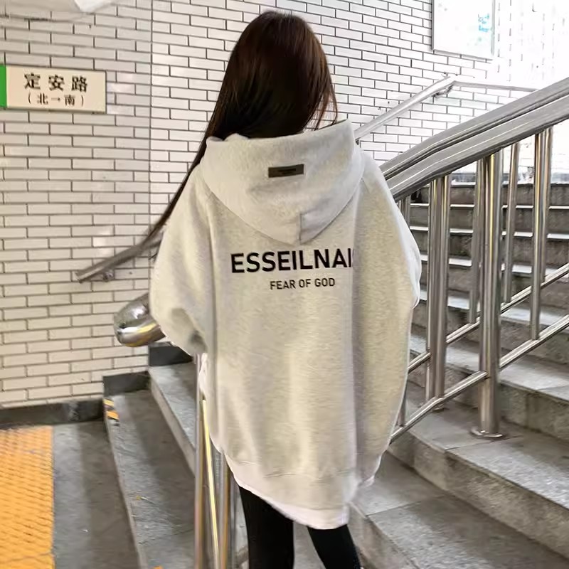 卫衣女2023新款爆款连帽宽松oversize潮牌短款情侣装春秋冬款外套